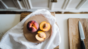 Fresh peaches – what brings out the flavor of peaches?