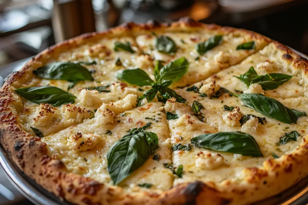 Different types of healthy pizza crusts side by side