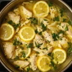 Why put lemon juice in chicken soup? Fresh lemon squeezed over simmering broth