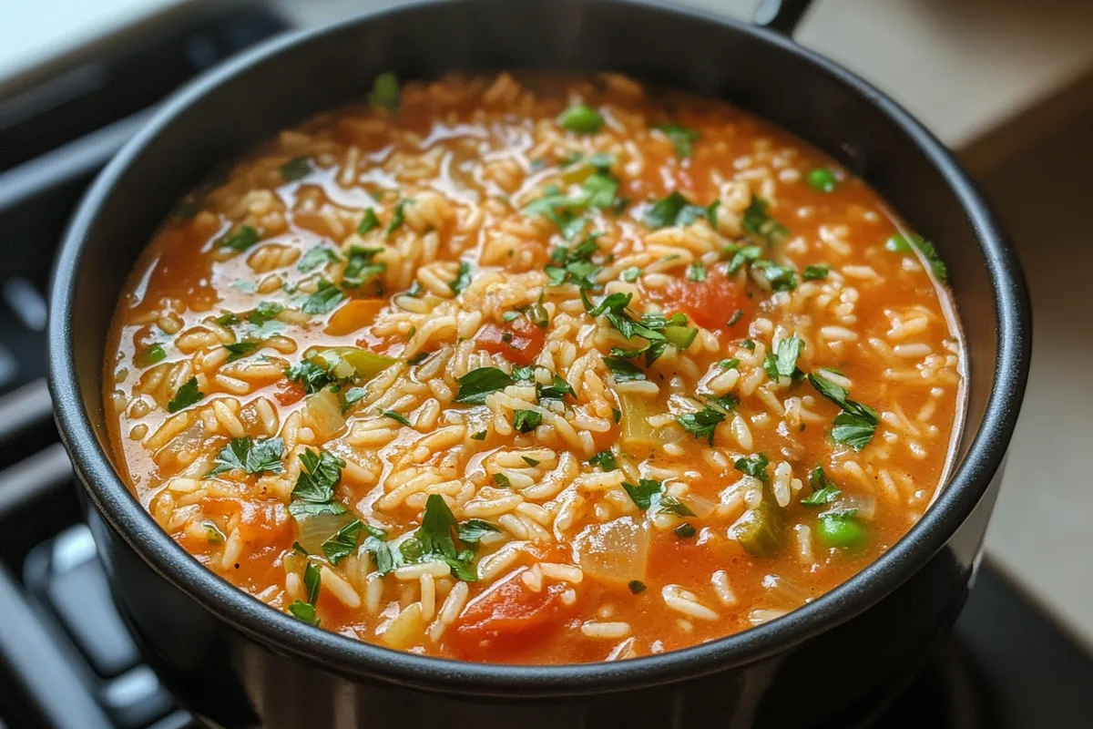 Can I add rice directly to soup demonstration.