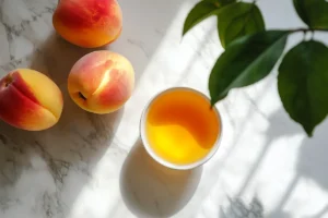 Iced peach tea benefits for summer