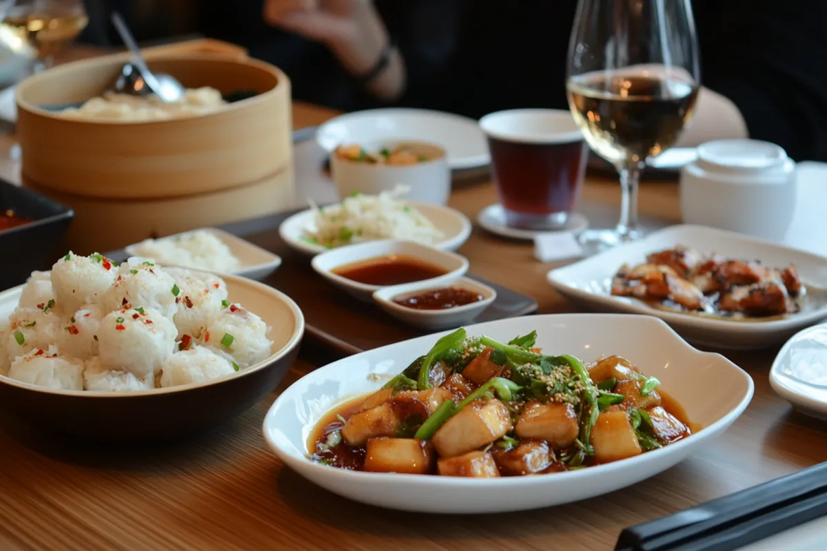 din tai fung gluten free dumplings on steamer